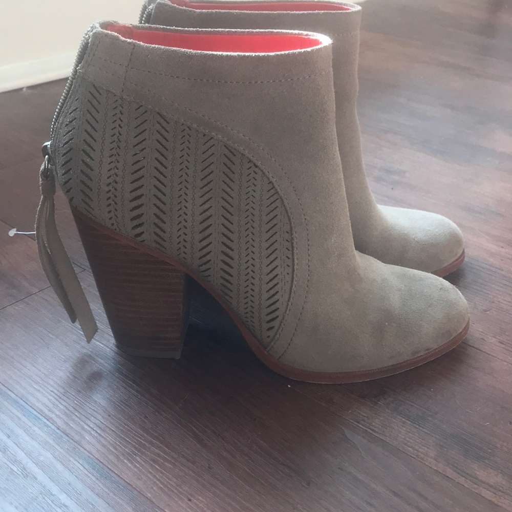 Coach suede booties
